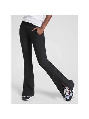 ATHLETA Stellar Flare Trouser Black Size 6 Pants Travel Women’s